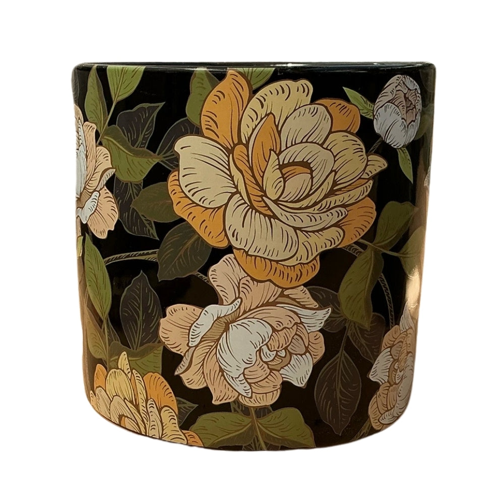 Blumentopf „Valencia Zylinder - Schwarz“