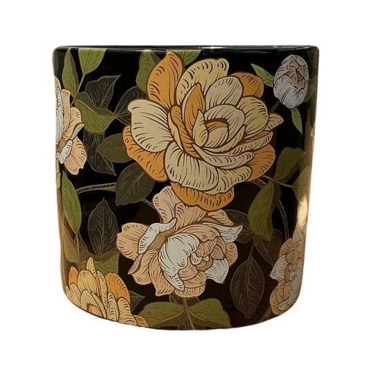 Blumentopf „Valencia Zylinder - Schwarz“