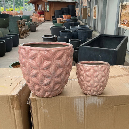 Blumentopf „Vida - Alt Pink“