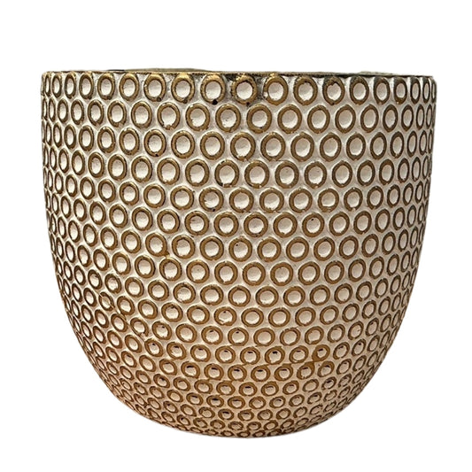 Blumentopf „Astro - Schwarz/Gold“