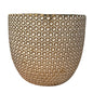 Blumentopf „Astro - Schwarz/Gold“