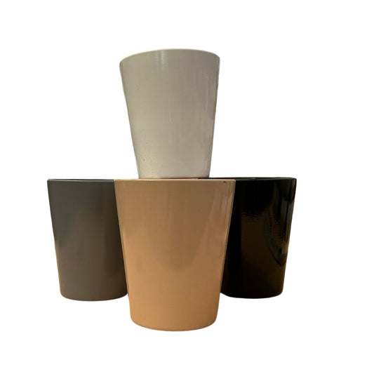 Orchideen Vase „Grau/Weiß/Schwarz/Beige“