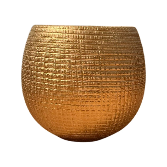 Blumentopf „Gold“