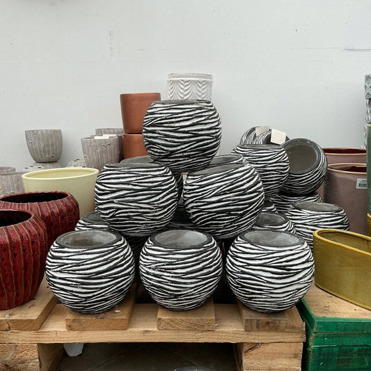 Blumentopf „Chico - Zebra Ball“